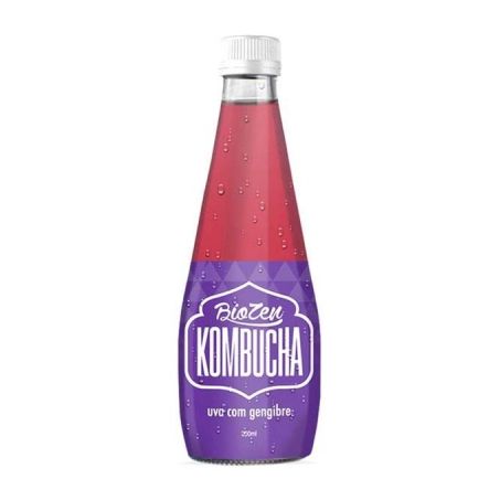Kombucha uva com gengibre biozen 300ml