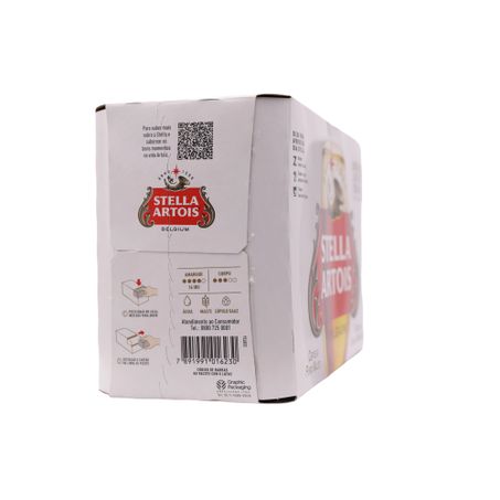 Cerveja stella artois 350ml c/8 und 360-48