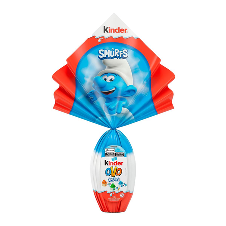 Ovo de Páscoa Kinder 100g - Maxi - Smurfs
