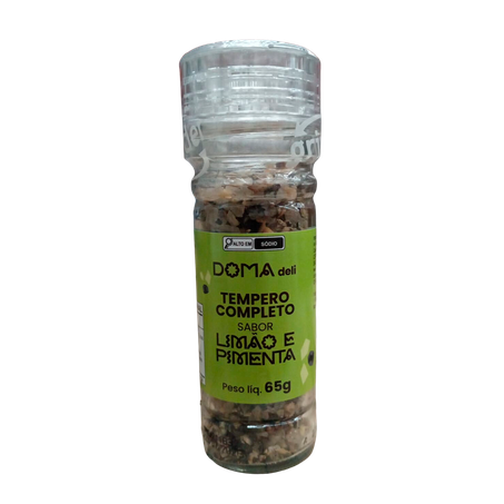 Tempero Doma Limão e Pimenta em Grão 65g
