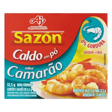 Caldo sazon camarão po 32.5 gr