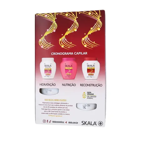 Kit Shampoo + Condicionador Skala Fios Renovados  Caixa com 2un - 650ml 360-19