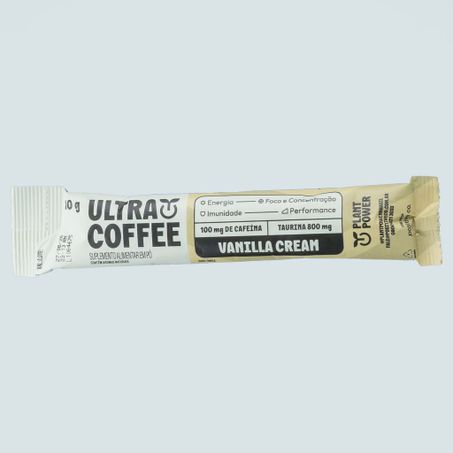 ULTRACOFFEE SABOR VANILLA CREAM 10G PLANT POWER