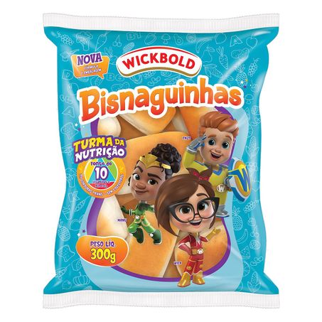 PÃO BISNAGUINHA TURMA DA NUTRIÇÃO WICKBOLD