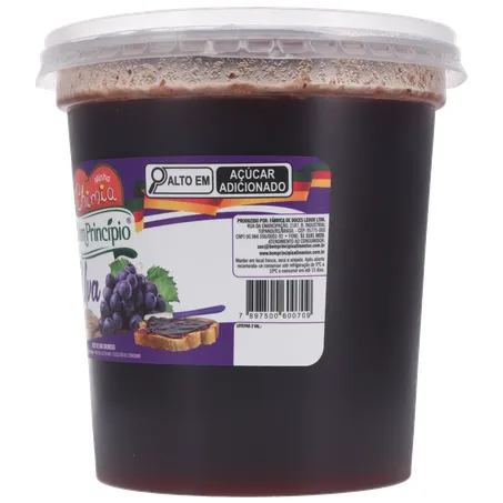 Doce fruta bom principio uva 1,01kg 360-6