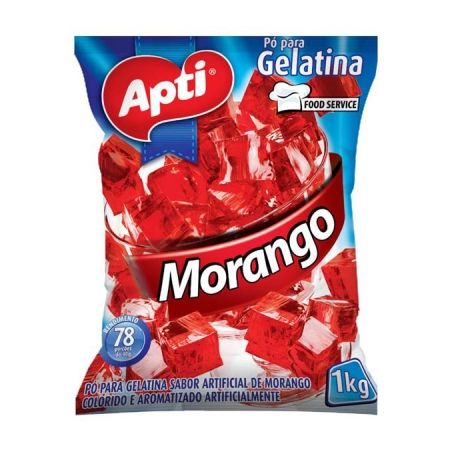 GELATINA PÓ APTI MORANGO 1KG
