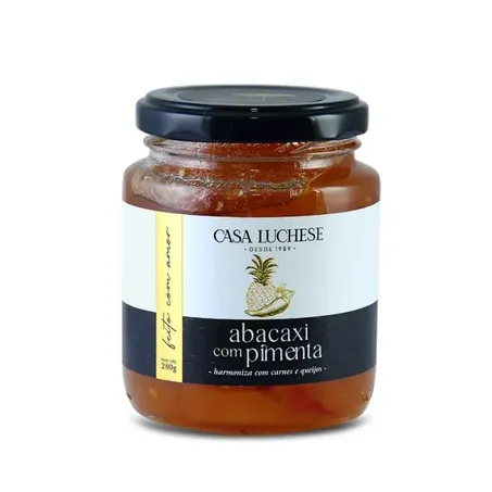 DOCE CASA LUCHESE 250G VD ABACAXI C/PIMEN