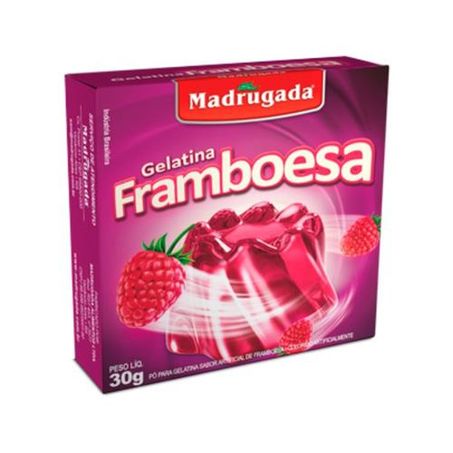 Gelatina madrugada framboesa 30 g