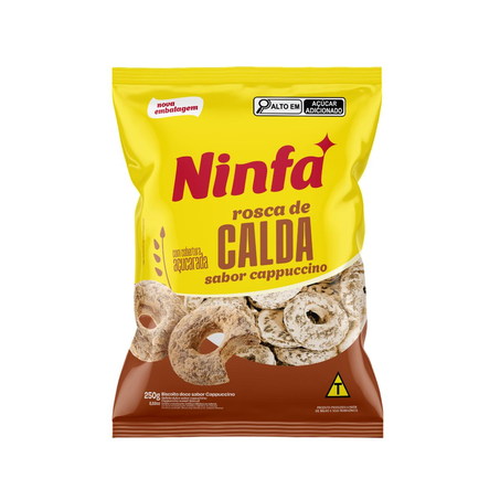 Biscoito Ninfa 250g - Rosca de Calda - Cappuccino