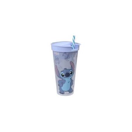 Copo plasutil 540ml 2 em 1 stitch