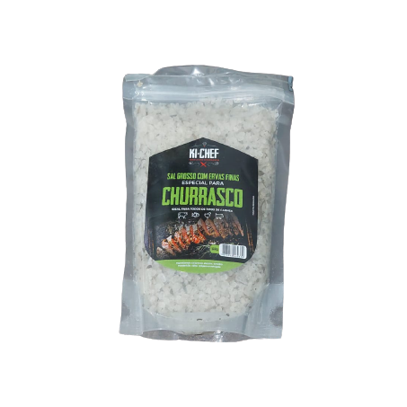 Sal grosso ki-chef c/ervas f 500g