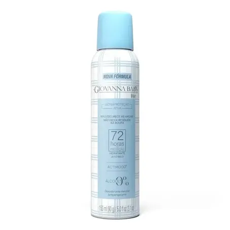 Antitranspirante aerosol giovanna baby blue frasco 150ml