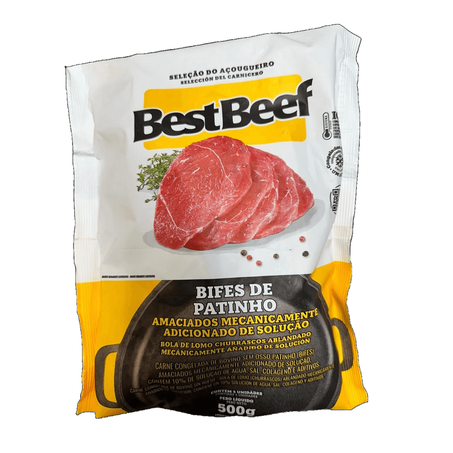 Bife Patinho Best Beef Congelado 500g