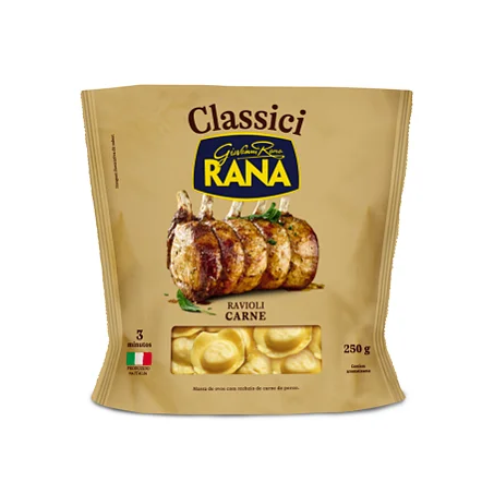 Massa rana ravioli 250g carne