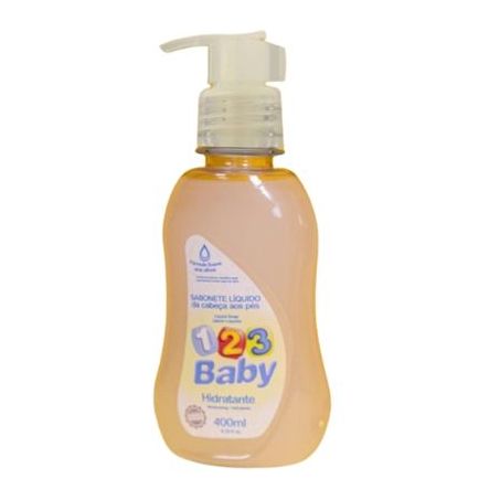 Sabonete Liquido Infantil 123 Baby Hidratante 400ml