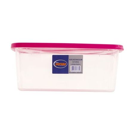 POTE SANTANA RETANGULAR GRADUADO 3,5L