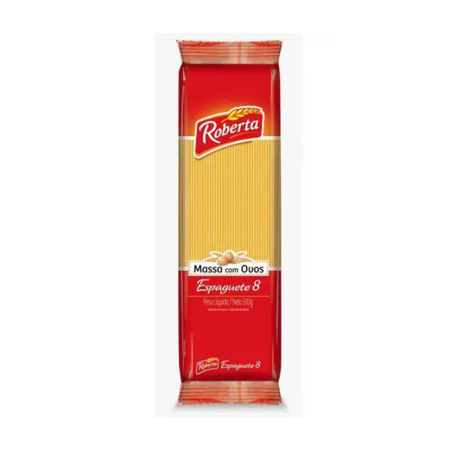 Massa roberta 500g espaguete 8