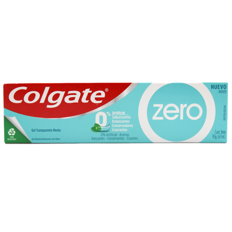 Creme dent colgate zero menta 90g