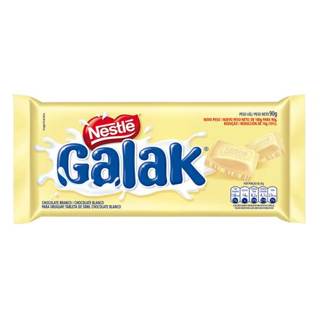 CHOCOLATE BRANCO GALAK NESTLÉ