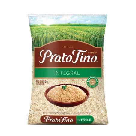 Arroz Prato Fino 5kg Integral