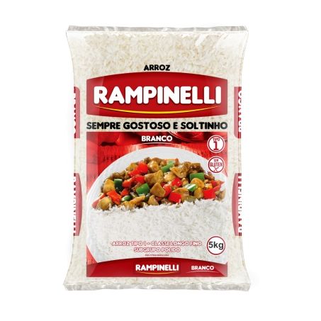 ARROZ BRANCO RAMPINELLI 5KG