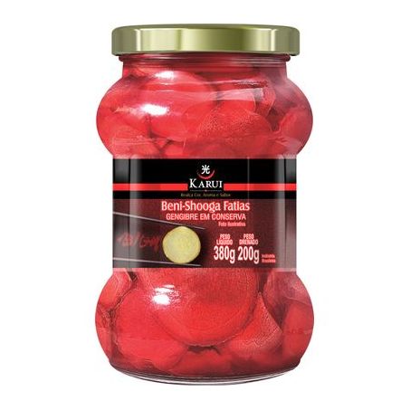 Gengibre em Conserva Kory Beni Shooga Fatias Pote 200G