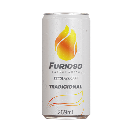 Energetico Furioso 269ml Sem Acucar Tradicional