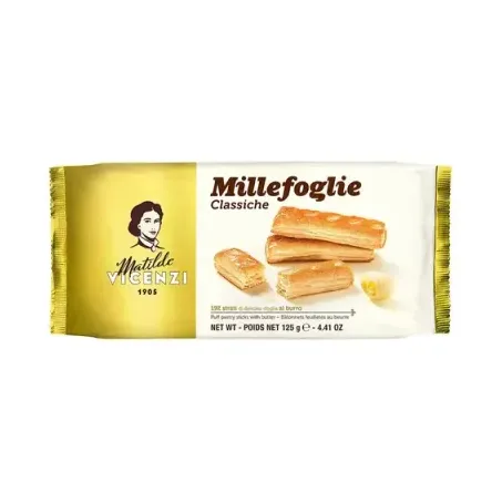 Biscoito Matilde Vicenzi 125g Millefoglie Glassate