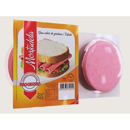 PROGRESSO MORTADELA FATIADA S/GORDURA 150 G       