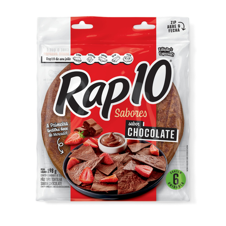 Massa Rap 10 Chocolate 198g
