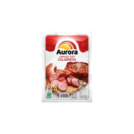 Linguica calabresa aurora 400g