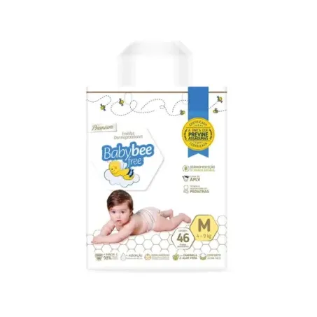 Fralda dermoprotetora babybee m c/46