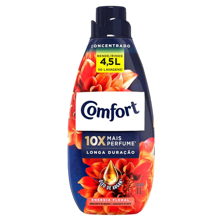 Amaciante comfort energia floral 900ml