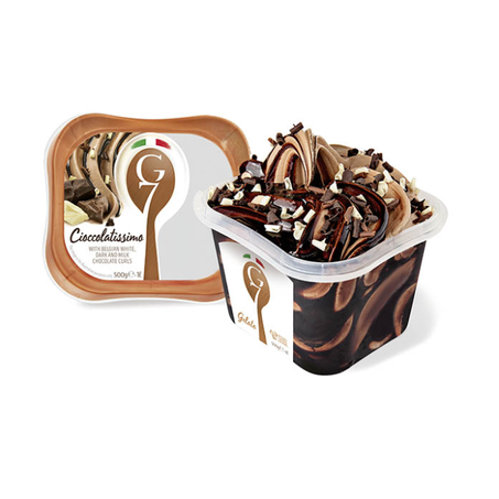SORVETE G7 ITALIANO CISCCOLATISSIMO 500G