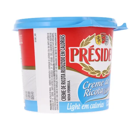 Creme De Queijo Ricota Light President 380G 360-29