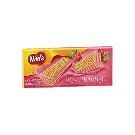 Wafer morango ninfa 84 g