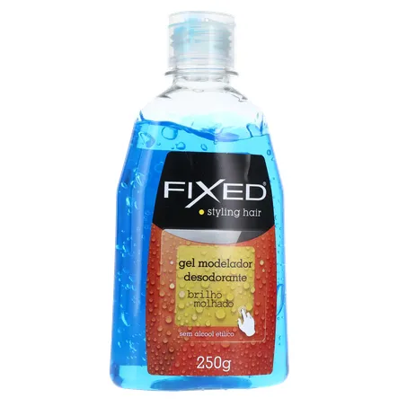 Gel fixed modelador brilho molhado 250g 360-34