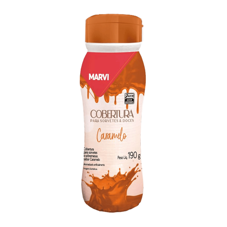 Cobertura P/sorvete Marvi Caramelo 190G