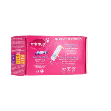 Absorvente Interno Intimus Mini Leve 16 Pague 15 Unidades 360-16