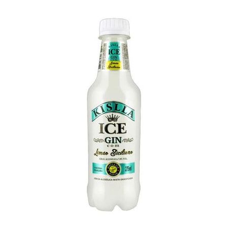 BEBIDA ALCOOLICA ICE GIN C/LIMAO KISLLA 275 ML    