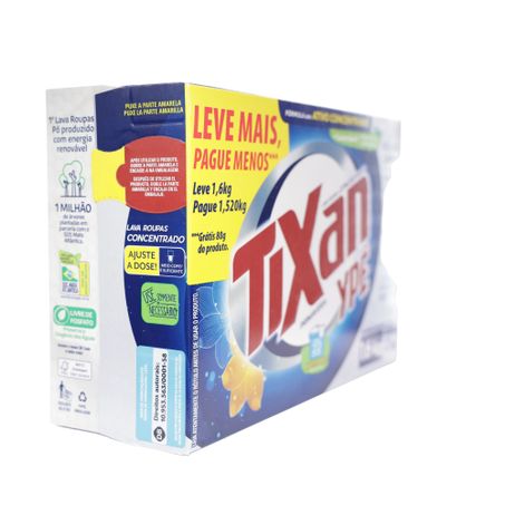 LAVA ROUPAS TIXAN YPE PRIMAVERA GRÁTIS 80G 1,6KG  360-50