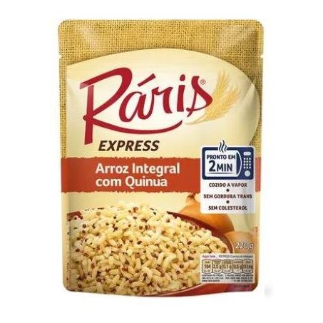 Arroz Integral Ráris Express com Quinua Embalagem 220G
