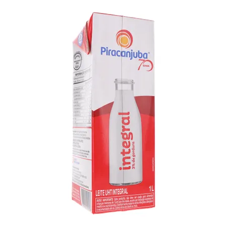 LEITE LONGA VIDA PIRACANJUBA INTEGRAL 1L 360-16