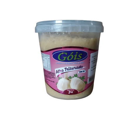 Alho triturado sem sal gois 1kg