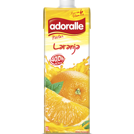 Suco adoralle nectar 1l laranja