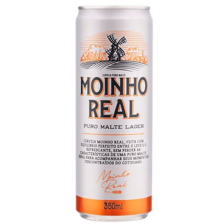 Cerveja moinho real puro malte 350 ml