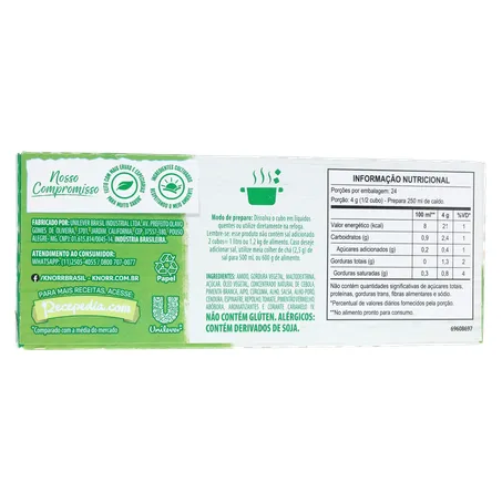 CALDO KNORR ZERO SAL LEGUMES TABLETE 96G 360-17