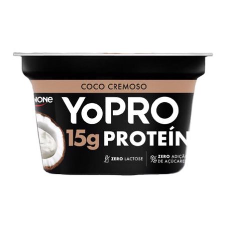 IOGURTE DESNATADO COCO CREMOSO ZERO LACTOSE YOPRO