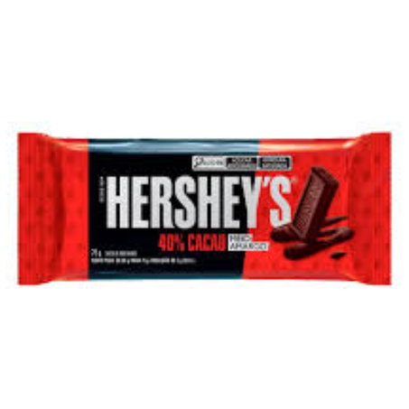 Choc barra hersheys 75g meio amargo 40% cacau
