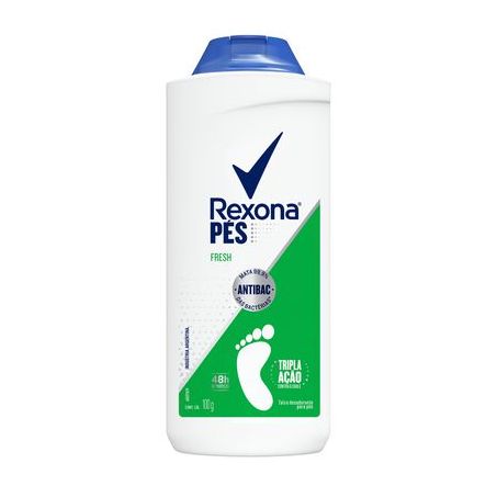 TALCO REXONA PARA PÉS EFFICIENT ANTIBACTERIAL 100G 
